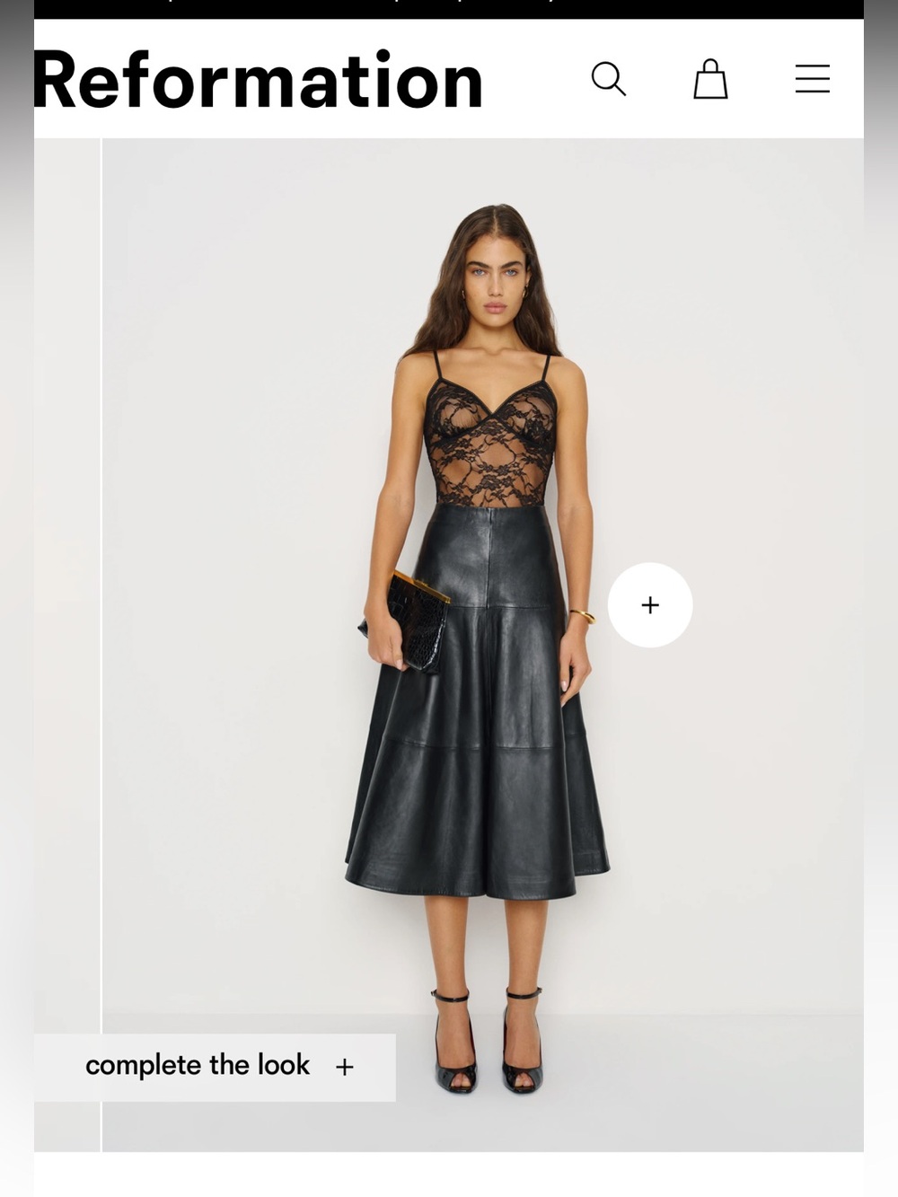 Reformation Lace Bodysuit Brand New